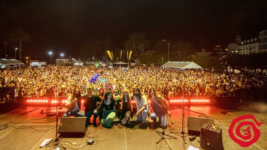 Final del concierto de Guieldu en el Festival Internacional do Mundo Celta de Ortigueira