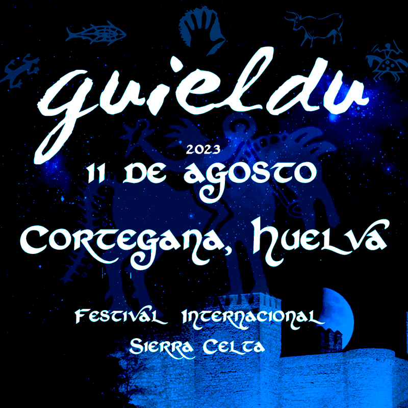 Guieldu en el Festival Sierra Celta de Cortegana, Huelva. 11 de agosto 2023
