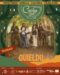 Guieldu en CachuFest 2025. Trabáu, Degaña. Asturies.